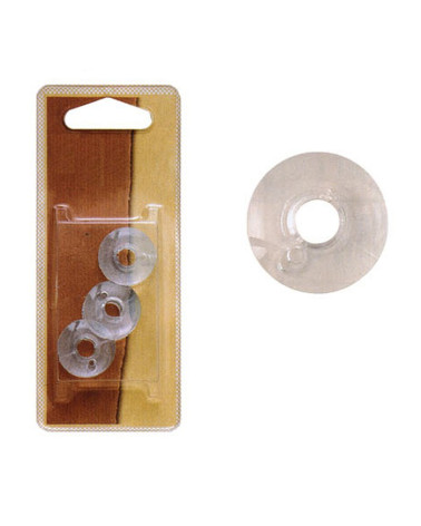 3 rounded plastic cans