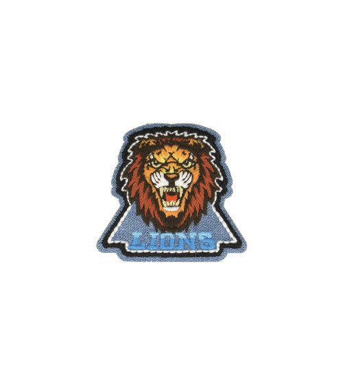 Jean lions iron-on patch 5cm