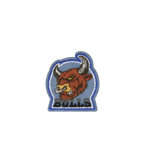Jean bull iron-on patch 5cm
