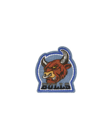 Jean bull iron-on patch 5cm