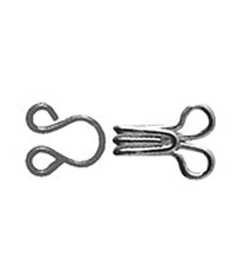 12 pairs of T3 spring clips silver color