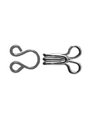 12 pairs of T3 spring clips silver color