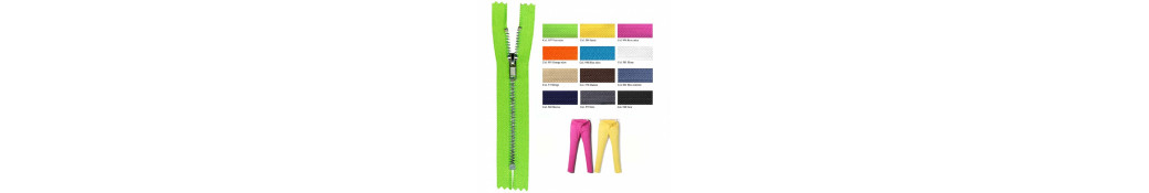 Separable zippers
