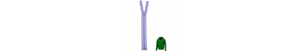 Invisible zippers