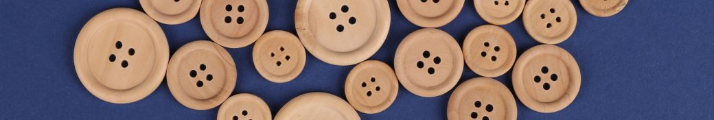 Wooden buttons